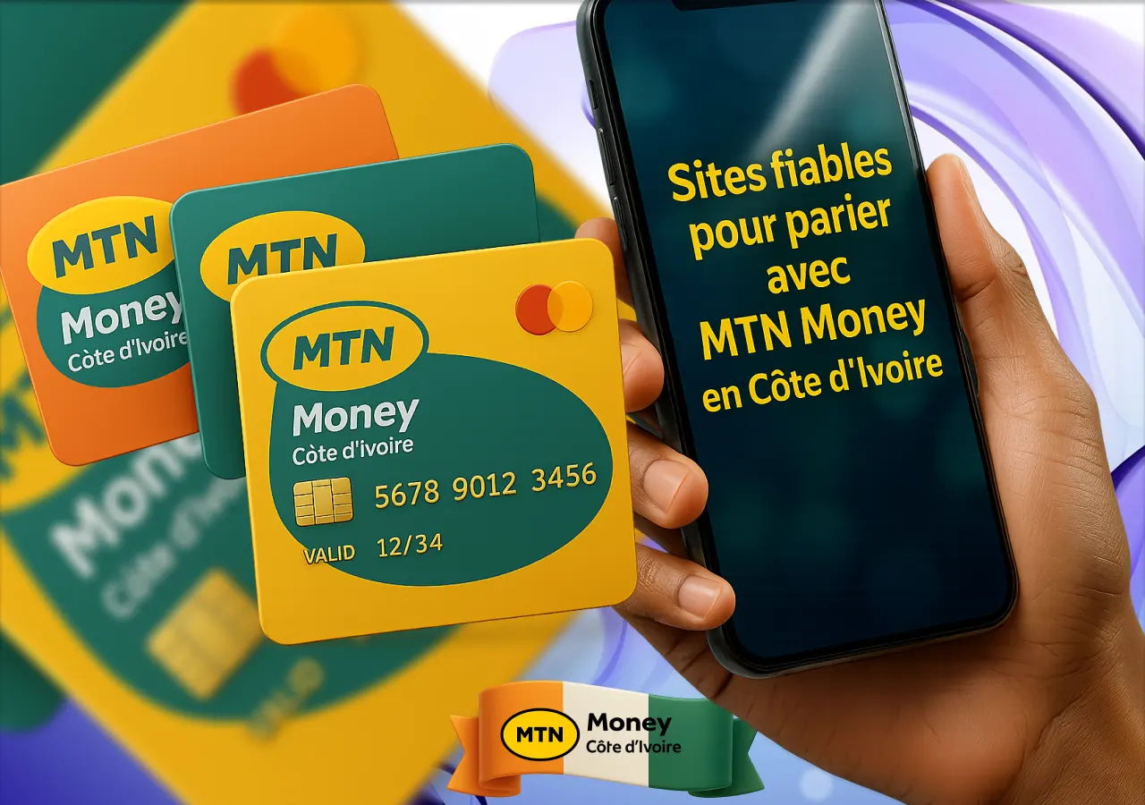 Liste des sites fiables pour parier avec MTN Money en Côte d'Ivoire