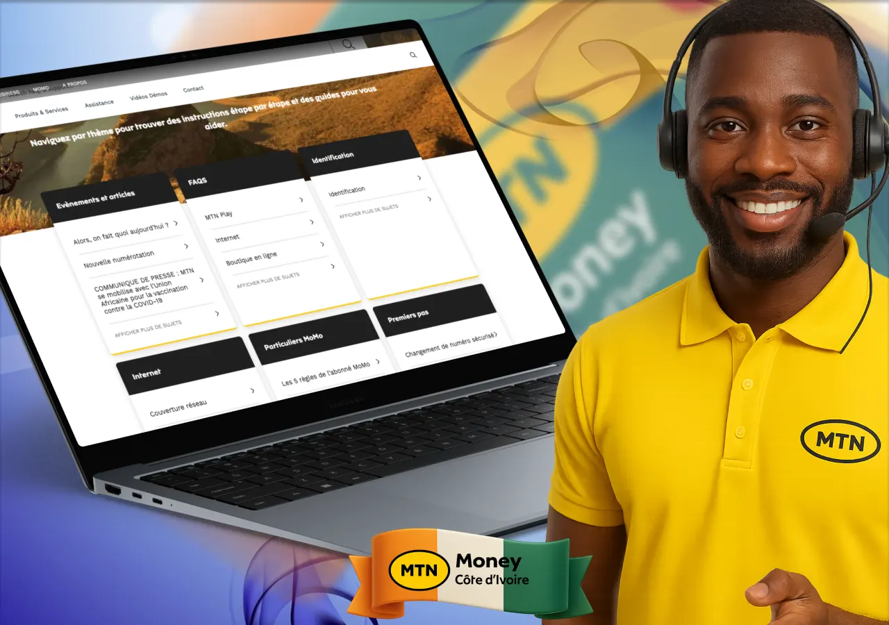 Coordonnées et assistance clientèle MTN Money
