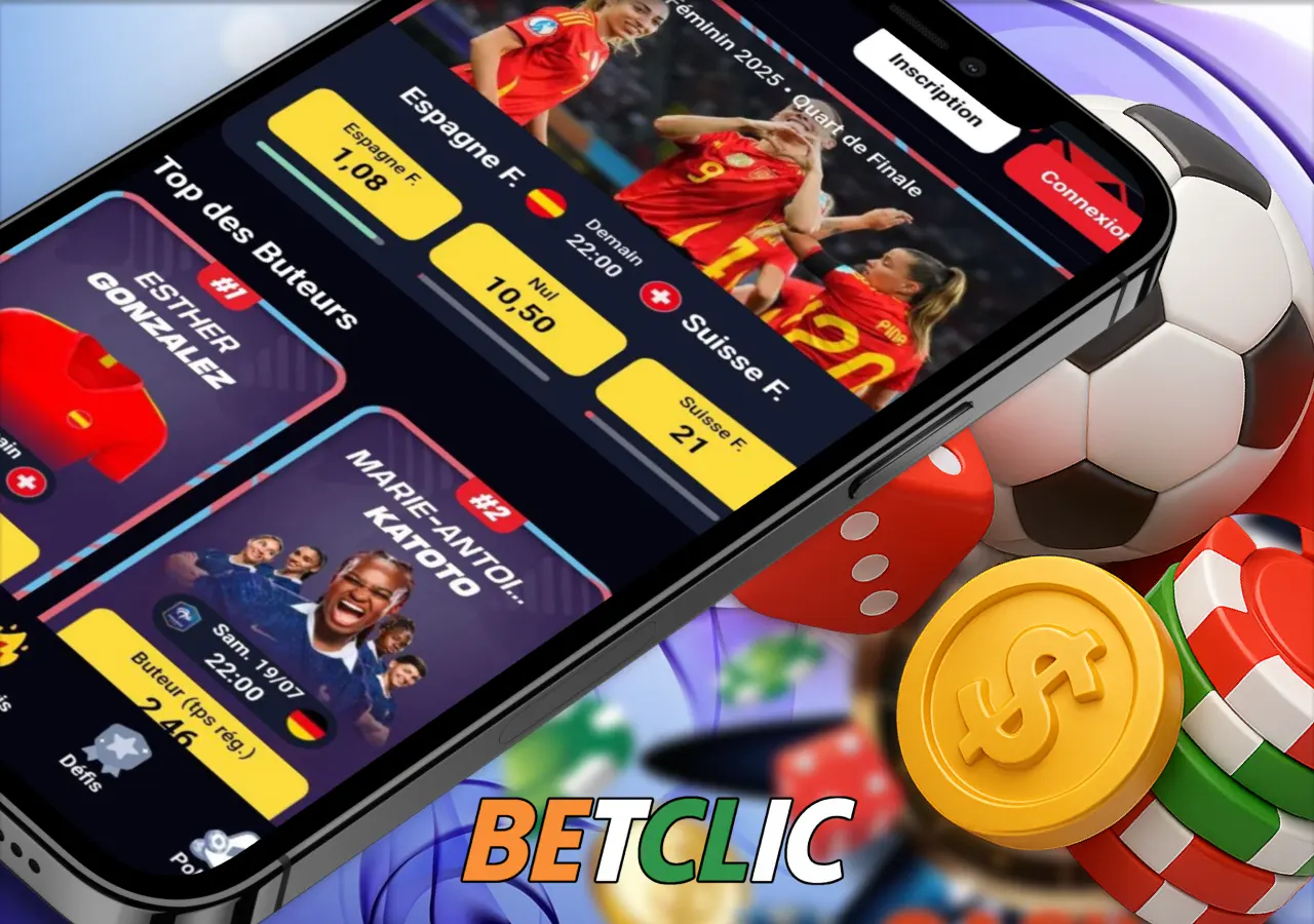 Types de paris sportifs via l’application Betclic