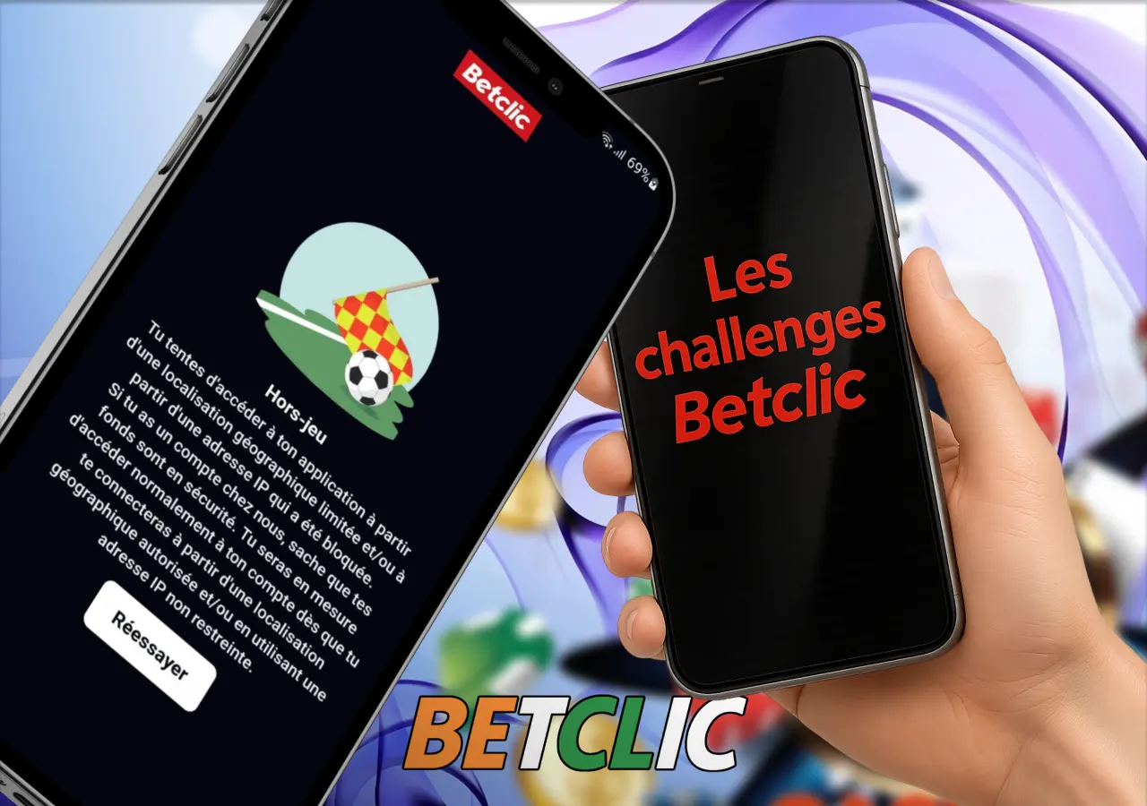 Section des défis et missions de Betclic